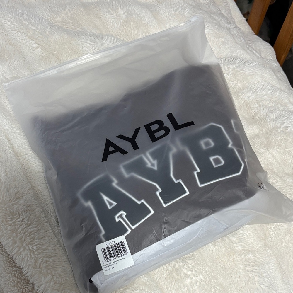 AYBL Dark Brown Hoodie with White-Outlined Logo